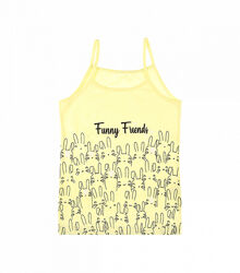 Дитячамайка для дівчатокзмалюнкомна тонких бретельках