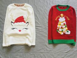 12-13 рок. 158 зріст Primark. Толстовка, фліска, светр. Новорічний  стан но