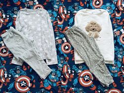 10-11 років F&F флісова і фланелева піжами з Песиком і Зірками. тепла, мяк