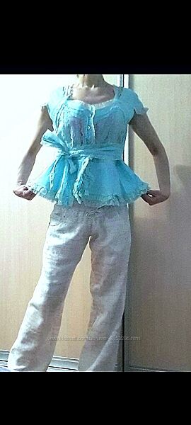 Топ футболка кружево прошва хлопок. Топ блуза хб кружевная на завязках