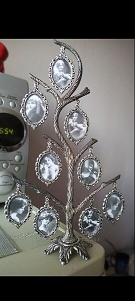 Фоторамка семейное дерево фото рамка винтаж генеалогическое древо металл 