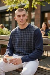 Шерстяной мужской свитер джемпер Z Zegna Оригинал
