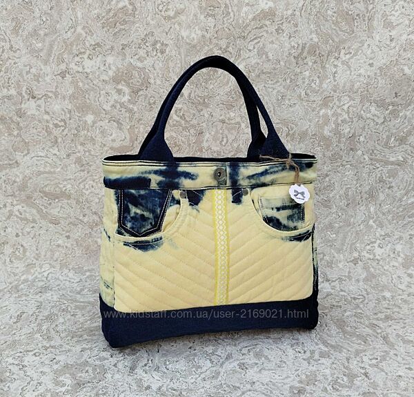 Сумка джинсовая, ручная работа