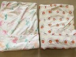 Новые цветные  пододеяльники полуторные. 