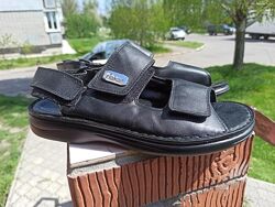 Комфортні шкіряні босоніжки, сандалії Rieker 