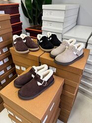 Стильні зимові замшеві лофери анатомічна колодка