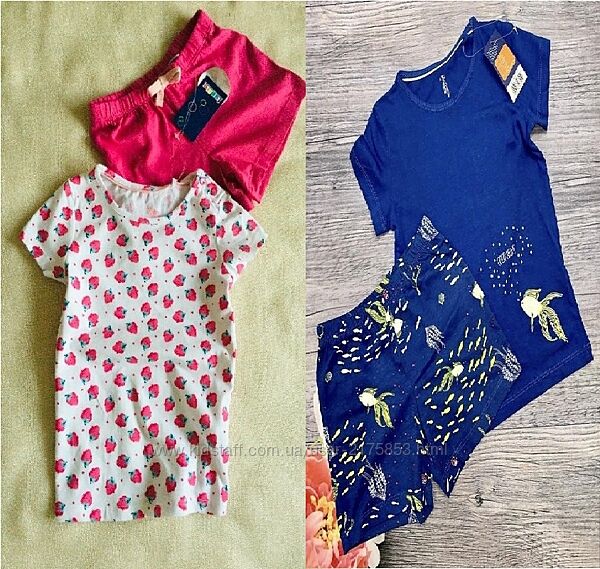 86-92 Нова трикотажна піжама відомого бренду Lupilu 100 biocotton по 250 г