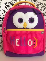 школа - Upixel - рюкзак портфель Сова Owl с пикселями яркий, вместительный