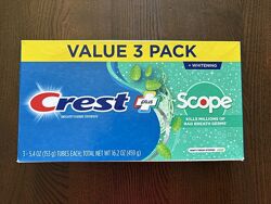 Зубная паста Crest Complete Whitening Plus Scope