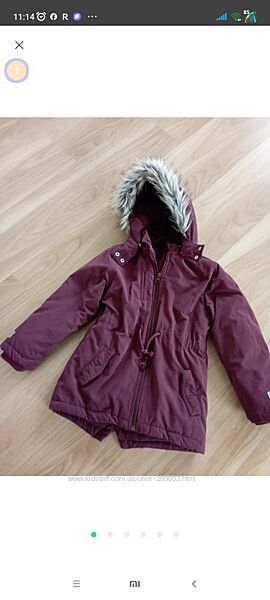 Парка для дівчинки демі Lupilu