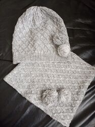 комплект шапка і снуд Reserved 