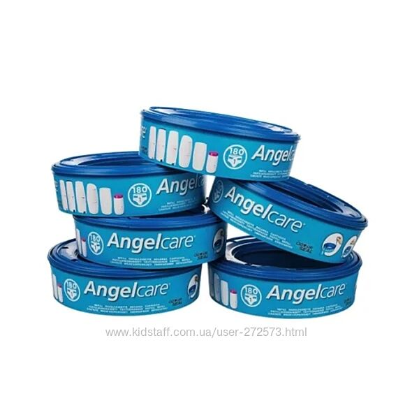 Набор картриджей для накопителей подгузников памперсов Angelcare 6 шт