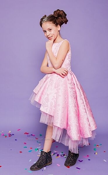 Вишукана рожева сукня на дівчинку від бренду Malyna, 152р. 12 років