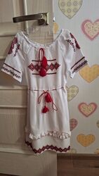 Вишиванка-сукня 6-7 років