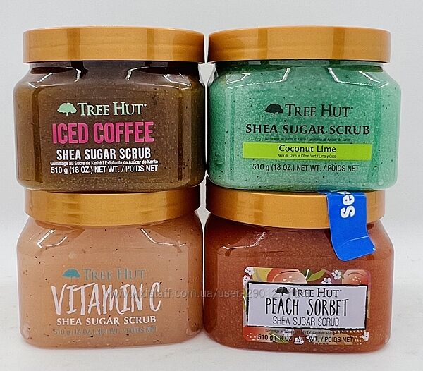 Скраб Tree Hut Cotton Candy 510грам та інші в асортименті